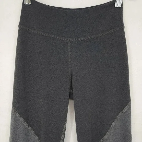 Beyond Yoga Colorblock Plush Angles Capri Legging in Three Tone Grey - Picture 3 of 10